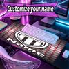 Custom Name Personalized AS Monaco Pattern Mousepad, Laptop PC Desk Mat, Decorative Desk Mat for Home Keyboard Pad Gift