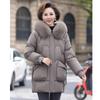 Mom Winter Down Jacket Small Middle-aged and Old Women's Clothing Large Size Cold-proof Cotton-padded Jacket Warm Jacket