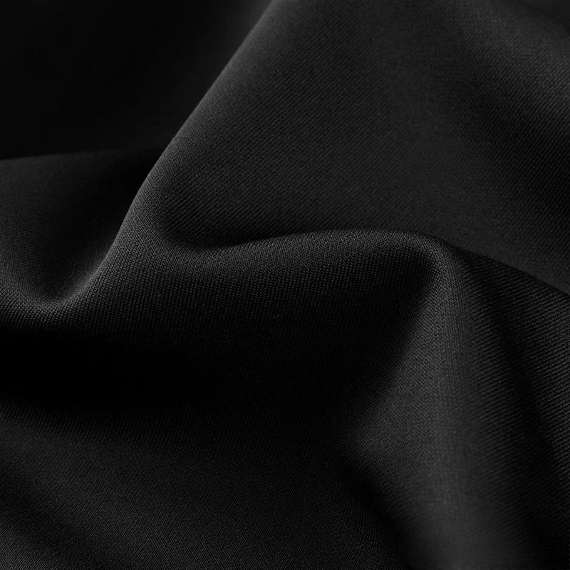 Air Layer Fabric Spring Summer Thin Knit Elastic Soft Breathable Clothing Fabric Cloth Sewing Polyester Spandex Rayon Material