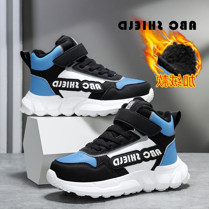 Jungen Winterschuhe 2025 - Rutschfeste Samt-Laufschuhe - Weiche, Warme Sportsneaker