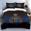 "Set Lenzuola Club Brugge KV" Set Copripiumino Lenzuola Copripiumino Federe (1 * Copripiumino 2 * Federe, senza piumino)
