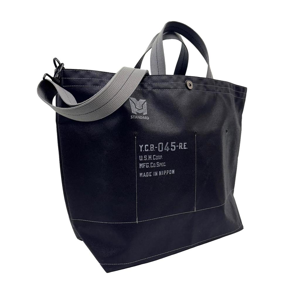 Canvas M24A3 Musette Grande Tote Bag [Yokohama Bag] (NAVY)