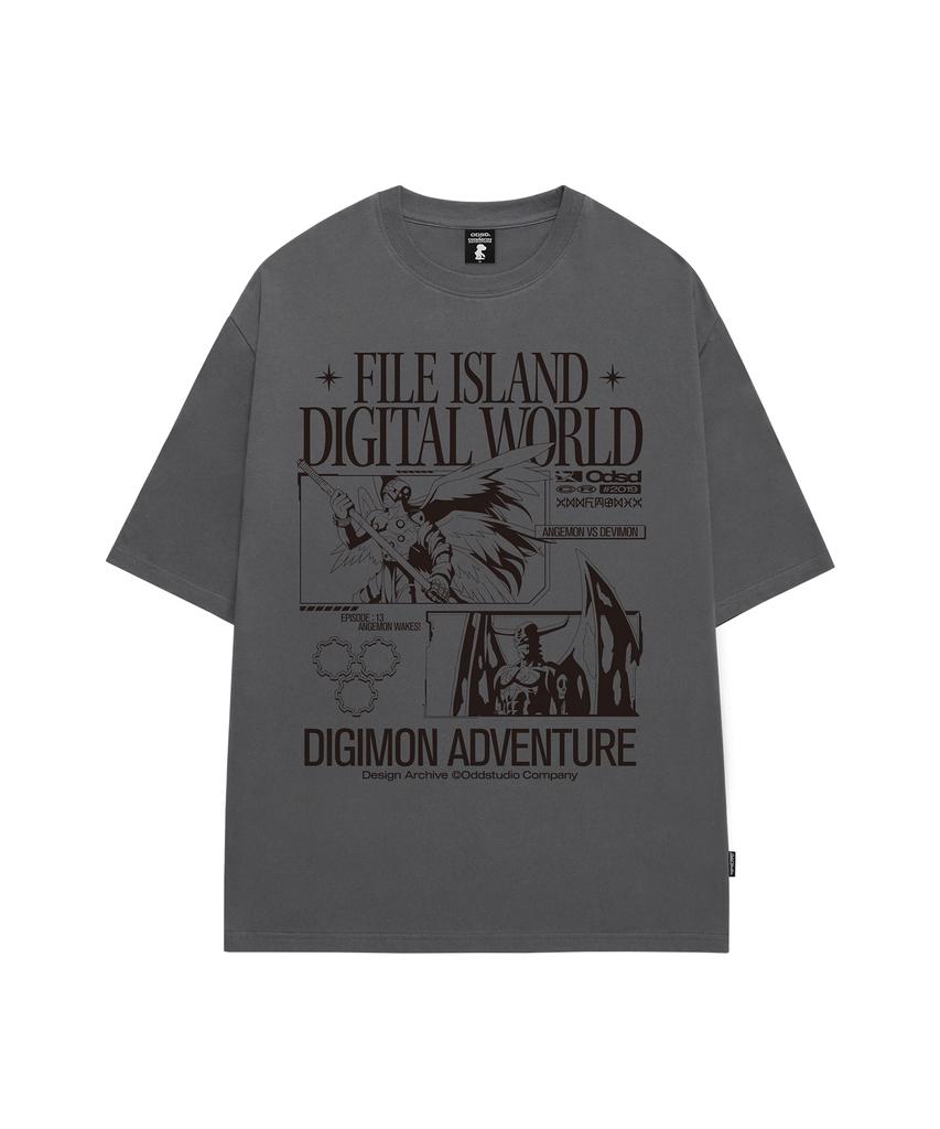 ODDSTUDIO [Digimon Adventure] Angemon & Devimon Overfit T-Shirt - 4 Colors