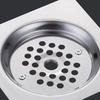 Creative Stainless Steel Press-Type Floor Drain Pop Up Bounce Pedal Type Sewer Floor Strainer Anti-odor Square Drain Filter
