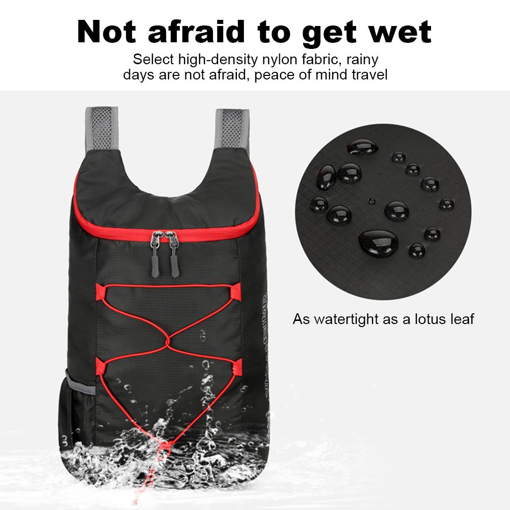 10L Foldable Portable Backpack Splashproof Folding Mountaineering Bag Ultralight Travel Daypack Bag Sports Daypack for Men Women