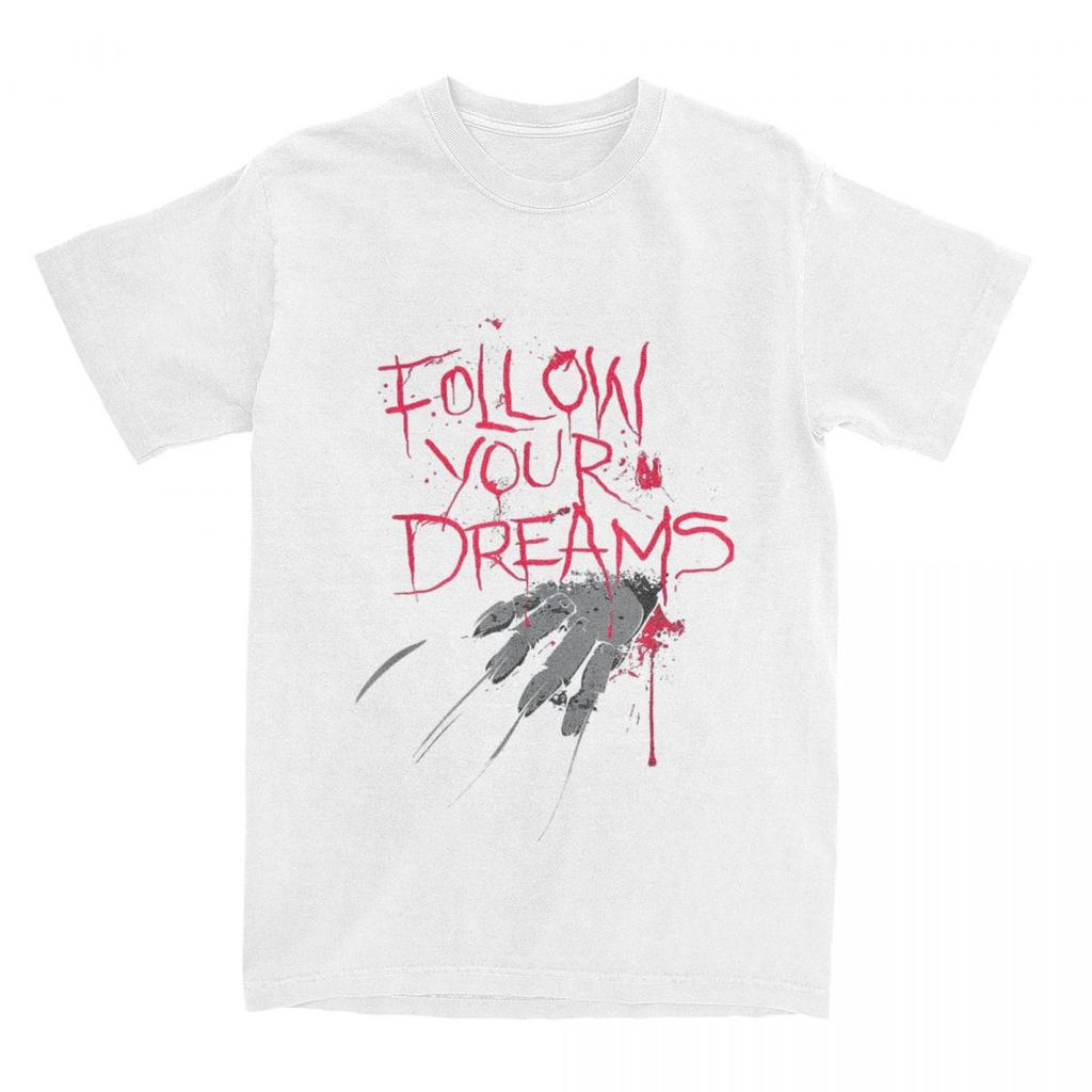 Elm Street Nightmare T-Shirt F-Freddy K-Kruger T Shirts Short-Sleeve Streetwear Tops Summer Pure Cotton O-Neck Oversize Tees