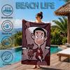 Herr. Bean's Abenteuer Strandtuch, Mikrofaser Strandtuch, Perfekt für Pool, Strand, Reisen, Heimdekoration Strandparty Fan Geschenke