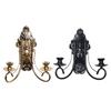 Metal Candle Sconces Wall Mounted Art Candlestick Holder Candle Holders Candelabra for Wedding Farmhouse Home Decor Decoration