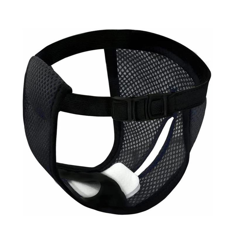 

Трусы для менструации для домашних животных Физиологические моющиеся Трусы для собак, не пропускающие воду, гигиенические трусики для маленьких и больших собак, гигиеническое нижнее белье для домашних животных S 24-32CM чёрный