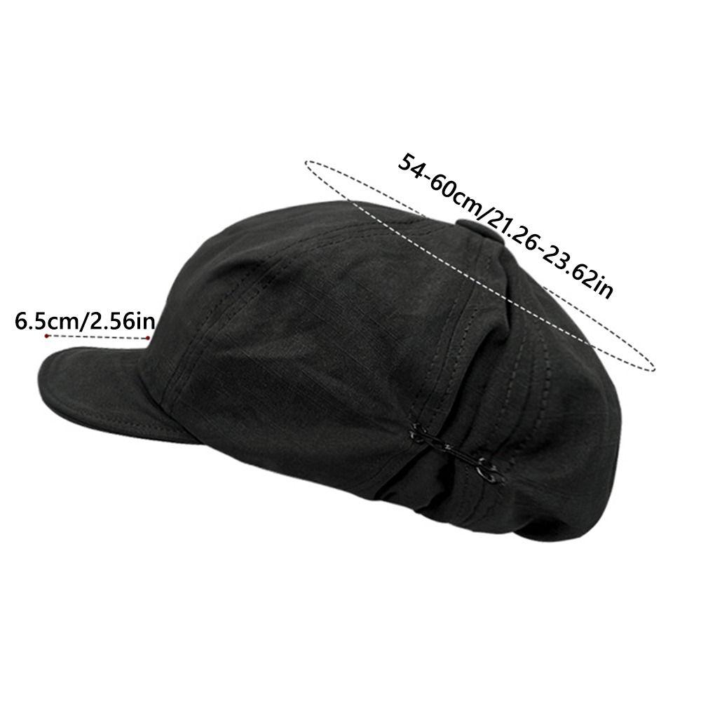 Klobouky baret s krátkým okrajem Jednobarevné Dívčí barety Módní Kšiltovka pro Ženy Dívku