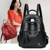 Soft Leather Fringed Backpack Women'S Fashion Casual Backpack Large Capacity Travel Bag Women'S Backpack Tide