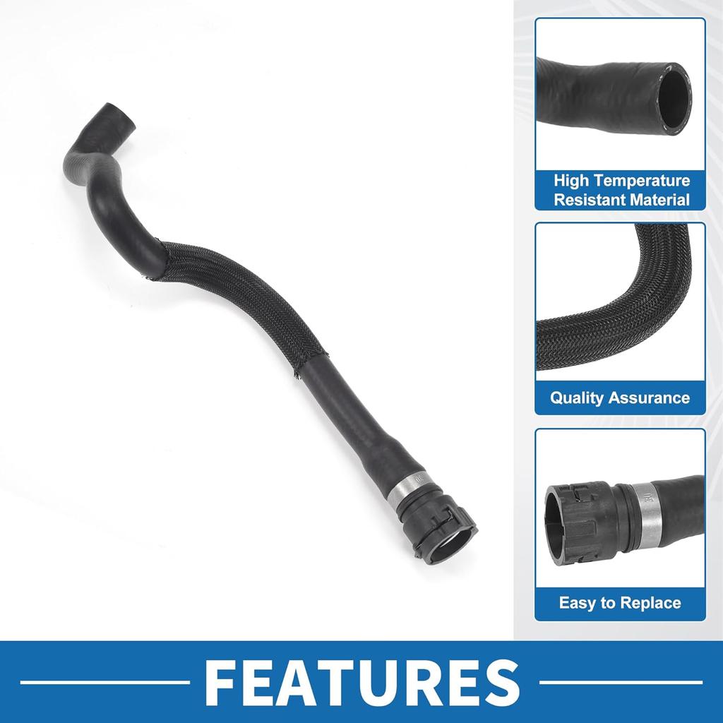 Engine Radiator Hose for BMW 750i 750Li 4.4L 2009-2012 No.17127575453 Cooling System Upper Coolant Water Hose Pipe for BMW 650i 4.4L 2012-2018 for