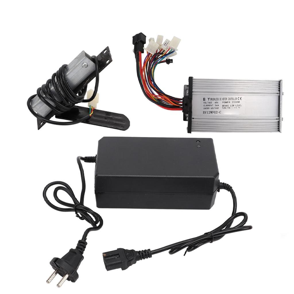 48V 2000W Electric Brushless DC Motor Kit with Controller for Scooter Electric Bicycle DIY Part