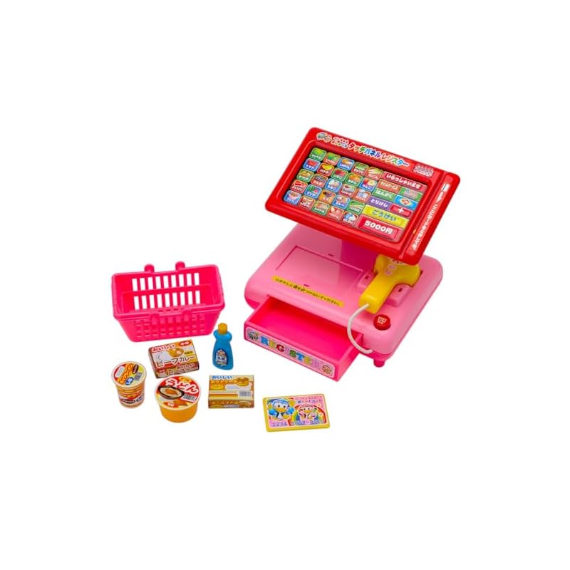 Pen-chan Toy Talking Touch Panel Cash Register A096 Pink
