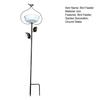 Yousheng Bird Feeder Garden Stake with Iron Bracket Deep Bowl Feeder Rust-Resistant Food And Water Holder for Courtyards And