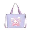 Fashionable Nylon Kids Handbag Featuring Cute Bear Print And Breathable Design