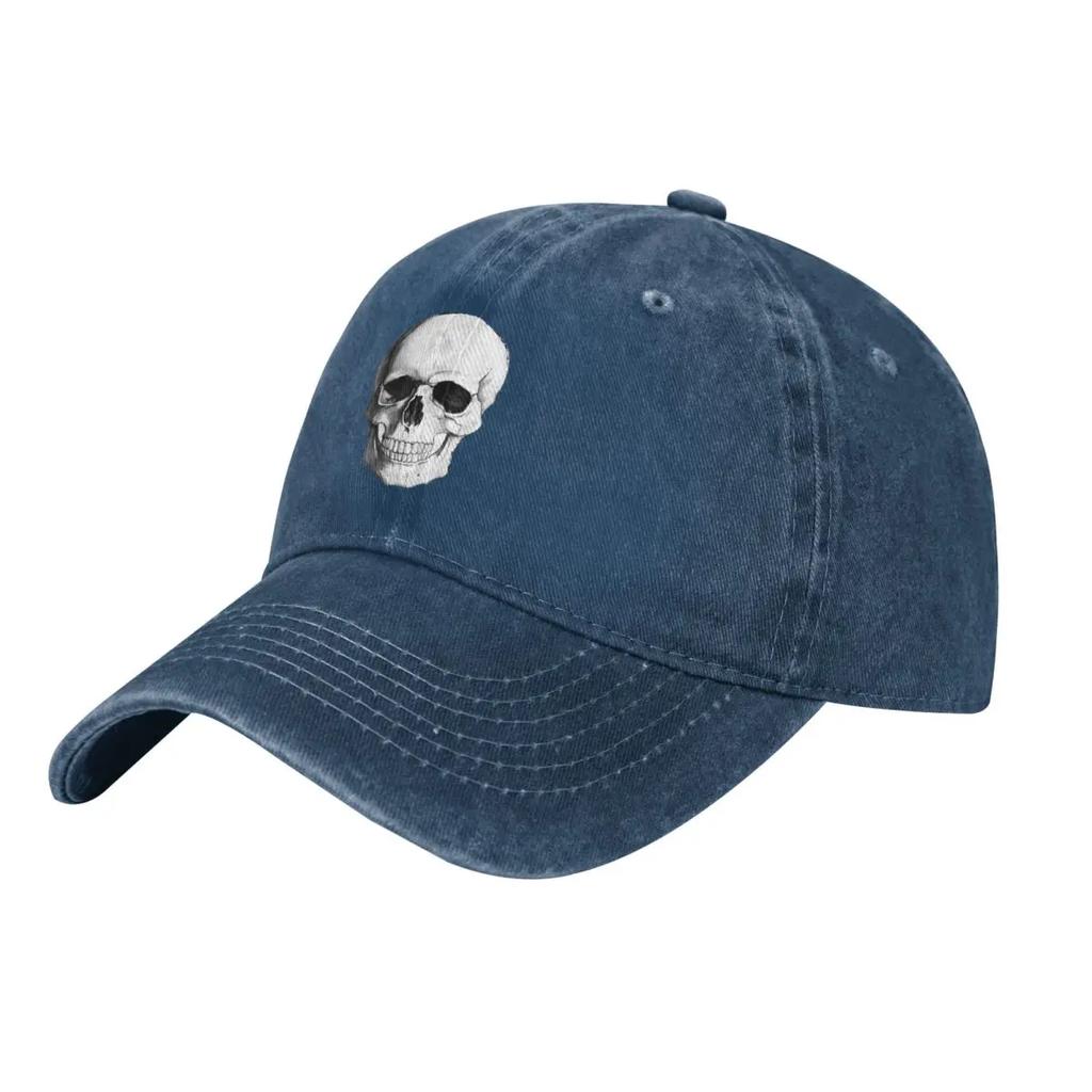 Skull Skeleton Horror Movie demin Trucker Hat Outdoor Adventures Summer Hat Baseball Cap Men