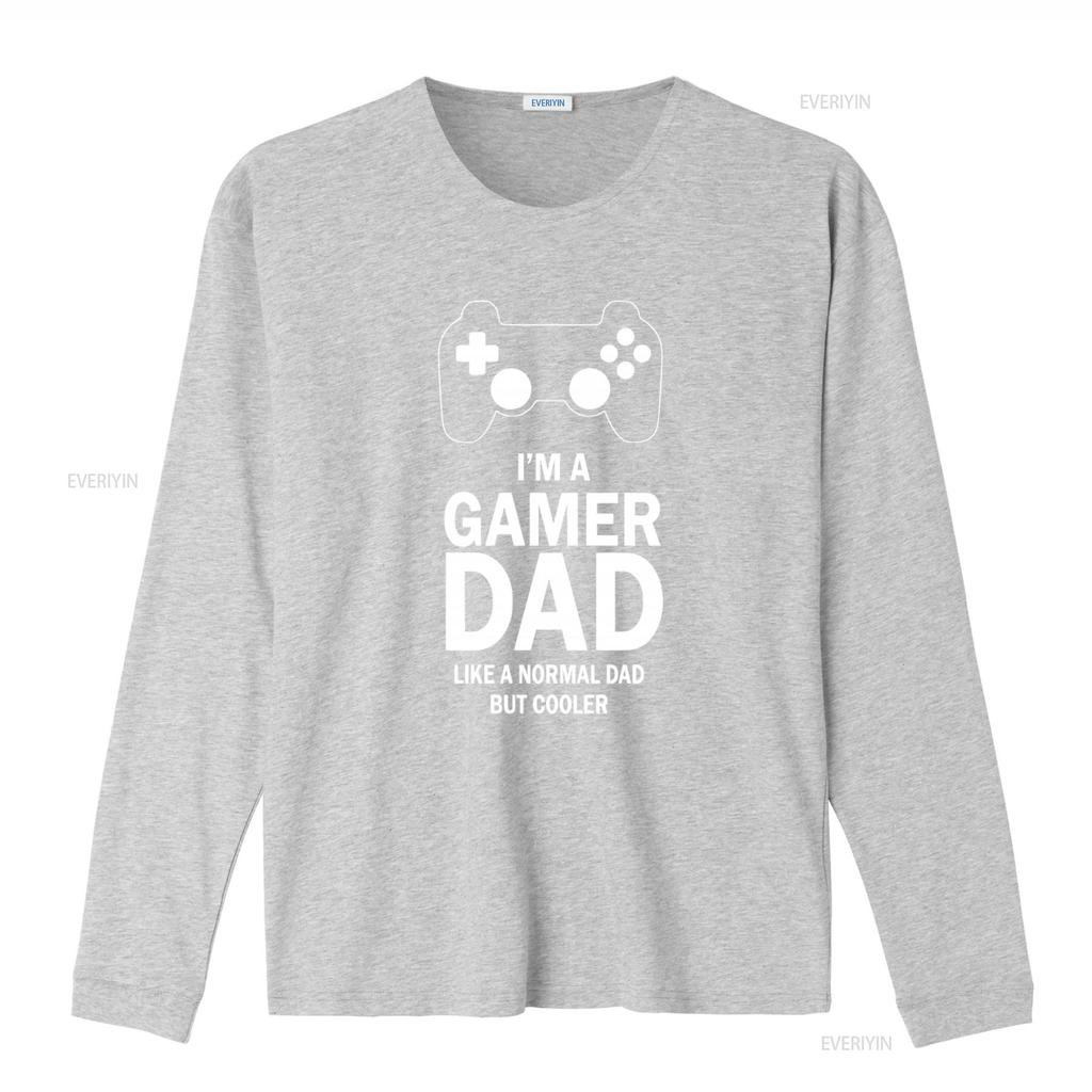 Gamer Dad T Shirt Im A Like Normal But Cooler Mens Fathers Day  vintage Washed Versatile graphic Top For Everyday Wear