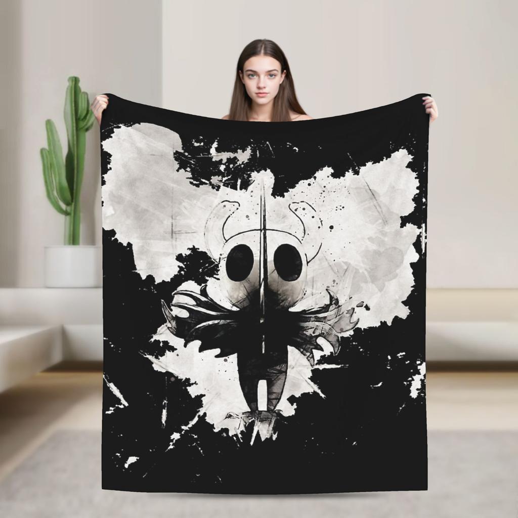 Hollow Knight Flísové Deky Akční Dobrodružství Úžasné Přehozy na Domácnost 125*100cm Kus Koberce