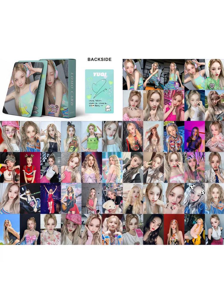 Official (G)I-DLE Photo Card Set: Song Yuqi, Cho Miyeon, and Ye Shuhua Lomo Cards - Female Group Merchandise Album