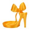 High Heel Jewelry Tray with Bow 3D Printed Jewelry Display for Bedroom Dressing Table Holiday Present