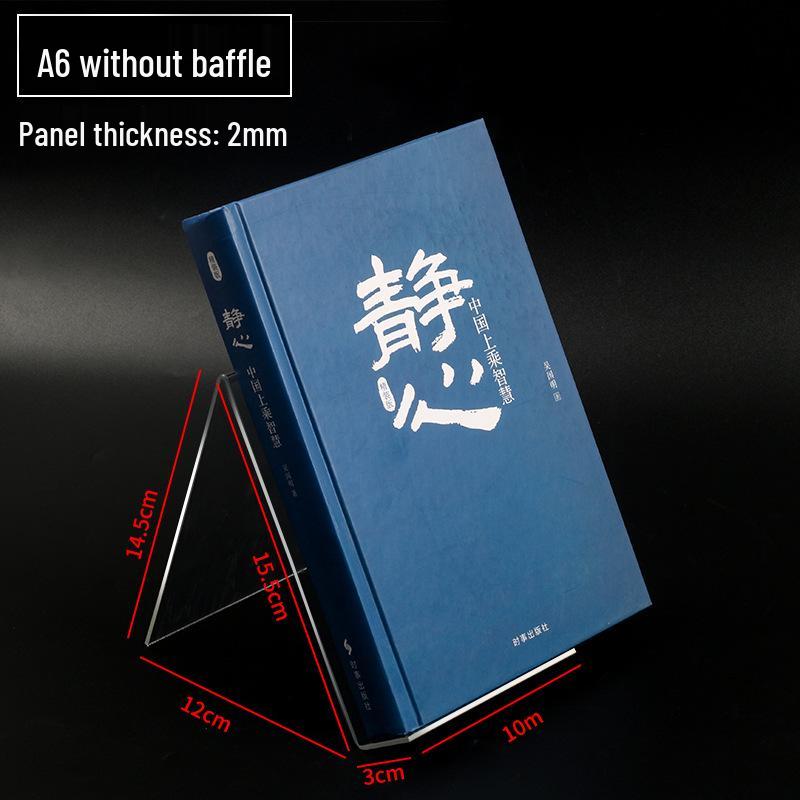 Xybp Transparent Acrylic Phone & Book Display Stand for Laptops