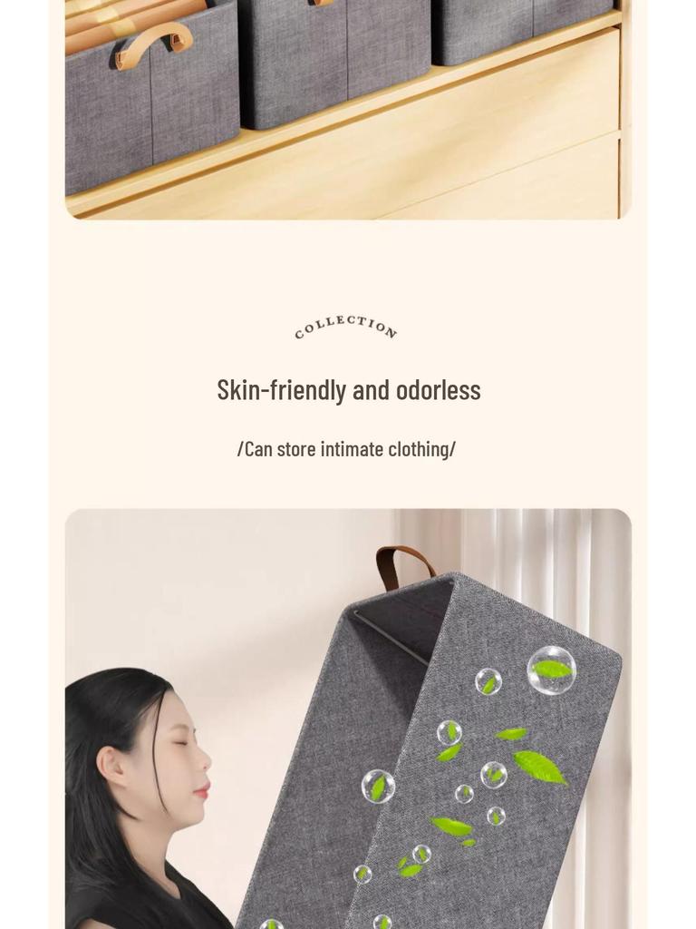 Faltbare Stoff-Schrankorganizer-Box für Kleidung und Hosen
