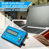 FG-200 DDS Function Signal Generator Portable Frequency Counter 0.01Hz-500KHz Signal Generator with AC/DC Power for Oscilloscope
