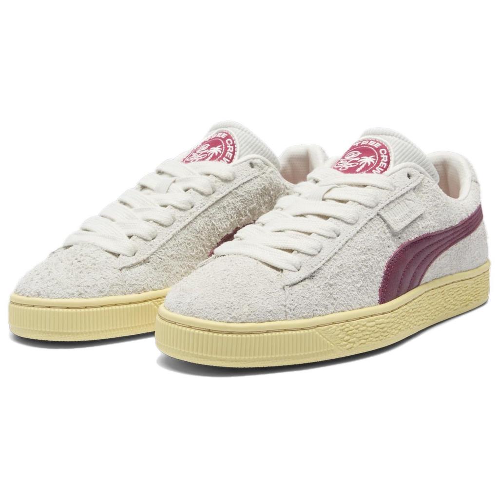 Puma Palm Tree Crew X Suede R Vapor Grey Club Red Men Sneakers 398343-01