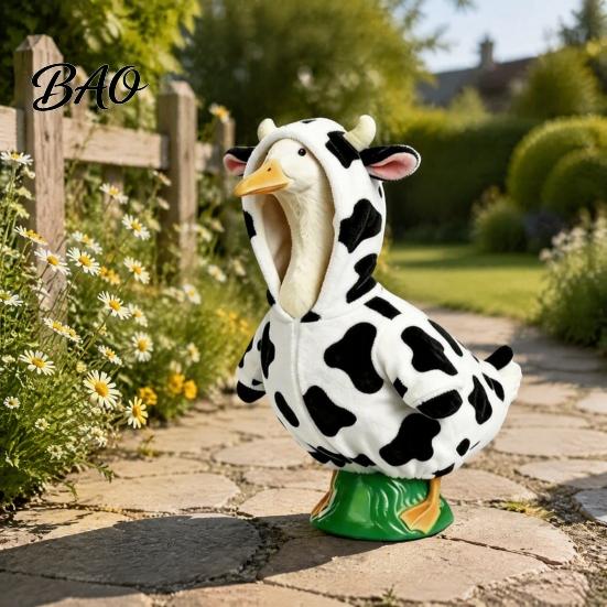Wearable Goose Clothing for Yard Animal 23 Inch Porch Goose, Decorative Outfit, Creative Holiday Costume And Garden, Seasonal Lawn Ornament