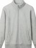 Unisex Korean Style Zip-Up Loose Jacket - Casual Solid Color Outerwear, Plus Size Available