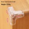 Teardrop-Shaped Transparent Silicone Corner Protectors for Furniture - Child Safety Soft Edge PVC Guards