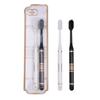 national essence black, white toothbrush