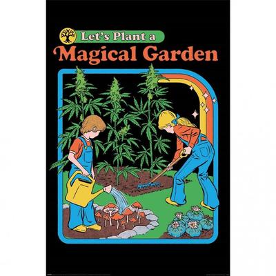 Let's Plant A Magical Garden Poster