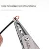 Adjustable Function Pliers For Wire Stripping Cutting Crimping Screwing With Steel Construction And Ergonomic Grip