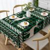 Stylish Green And Black Tableclothkitchen Restaurant Tablecloth Outdoor Picnic Tablecloth Holiday Party Decoration