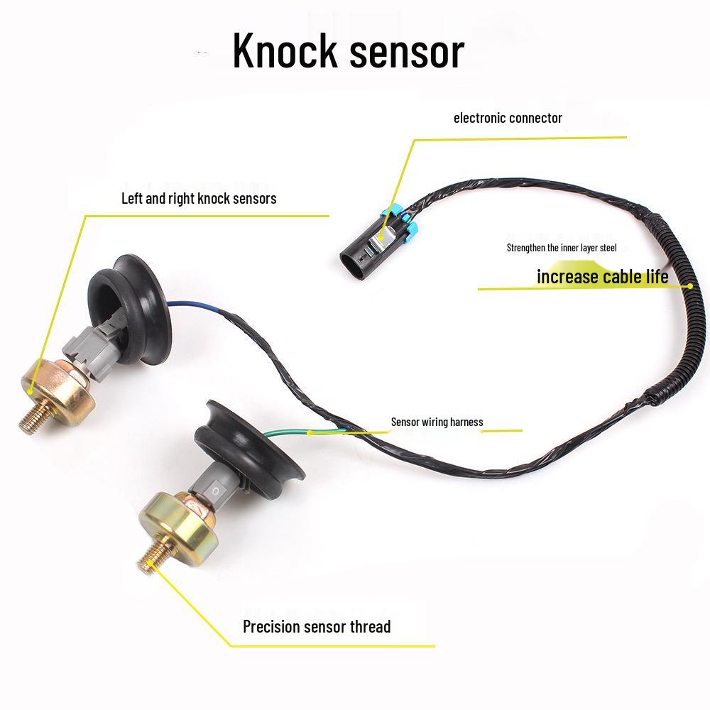 Double Knock Sensor Harness for Chevrolet GM LS1 LS6 LQ9 4.8L