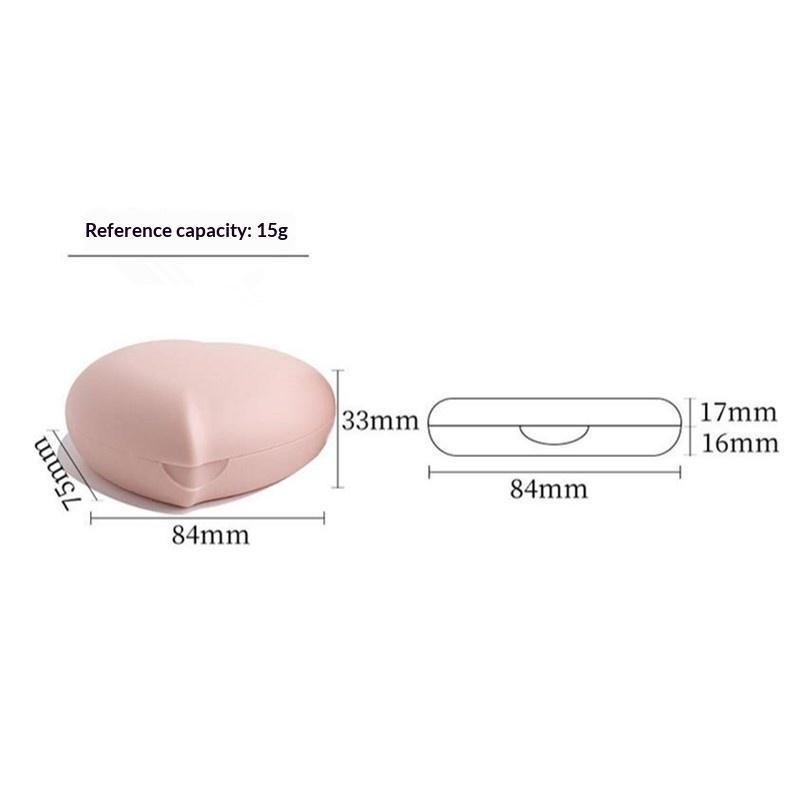 15g/0.5oz Empty Air Cushion Puff Box Portable Cosmetic Makeup Case Container With Powder Sponge Mirror For BB Cream Foundation
