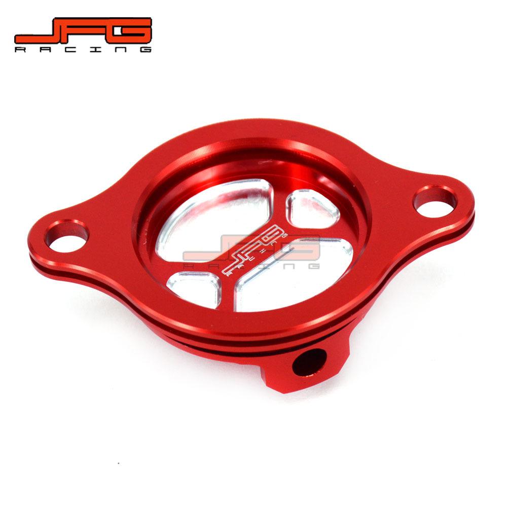 CNC Aluminum Oil Filter Cover for 2002-2008 CRF450R Off-Road Motorcycle