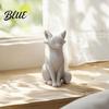 Minimalistische Schreibtischaccessoires 3D-gedruckte Fuchs-Skulptur Elegante Figur Matt Modern Künstlerische Heimdeko Artikel Schreibtisch-Ornament für Wohnzimmer