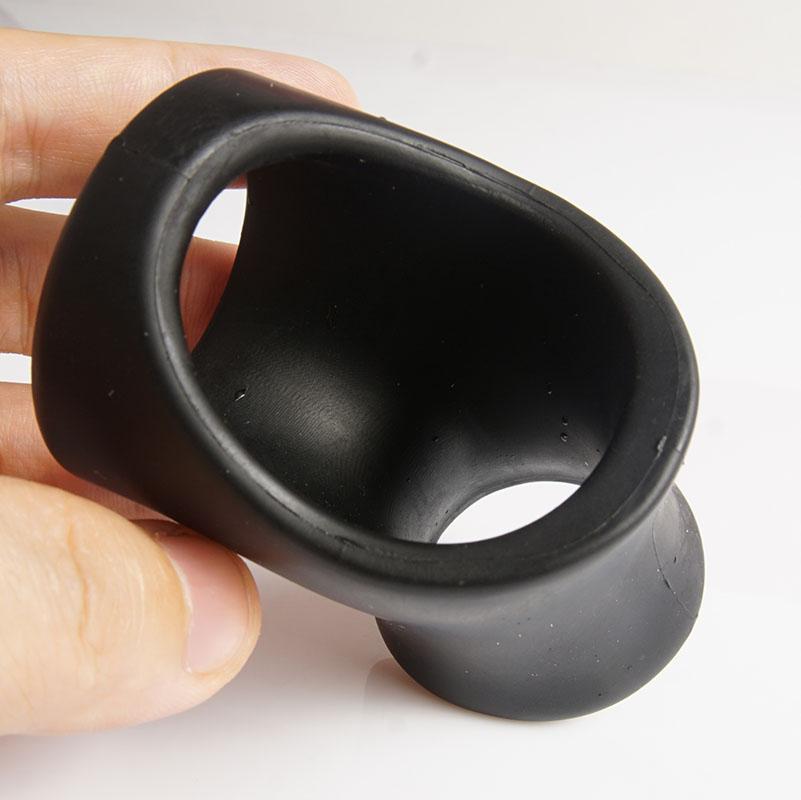 Silicone Penis Cock Ring Ball Stretcher for Men Scrotum CBT Tug Sex Delay Ejaculation BDSM Bondage Erection Toy