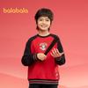 Balabala Boys' New Year Collection Fleece-Lined Embroidered Sweatshirt