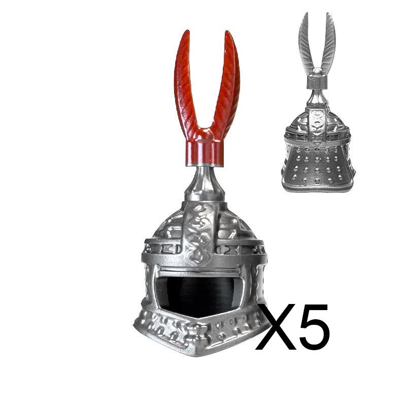 MOC Bausteine Mittelalter Ritter Soldat Actionfiguren Waffen Zubehör Schwert Speer Umhang Weste Helm Rüstung Geschenk Spielzeug Stein