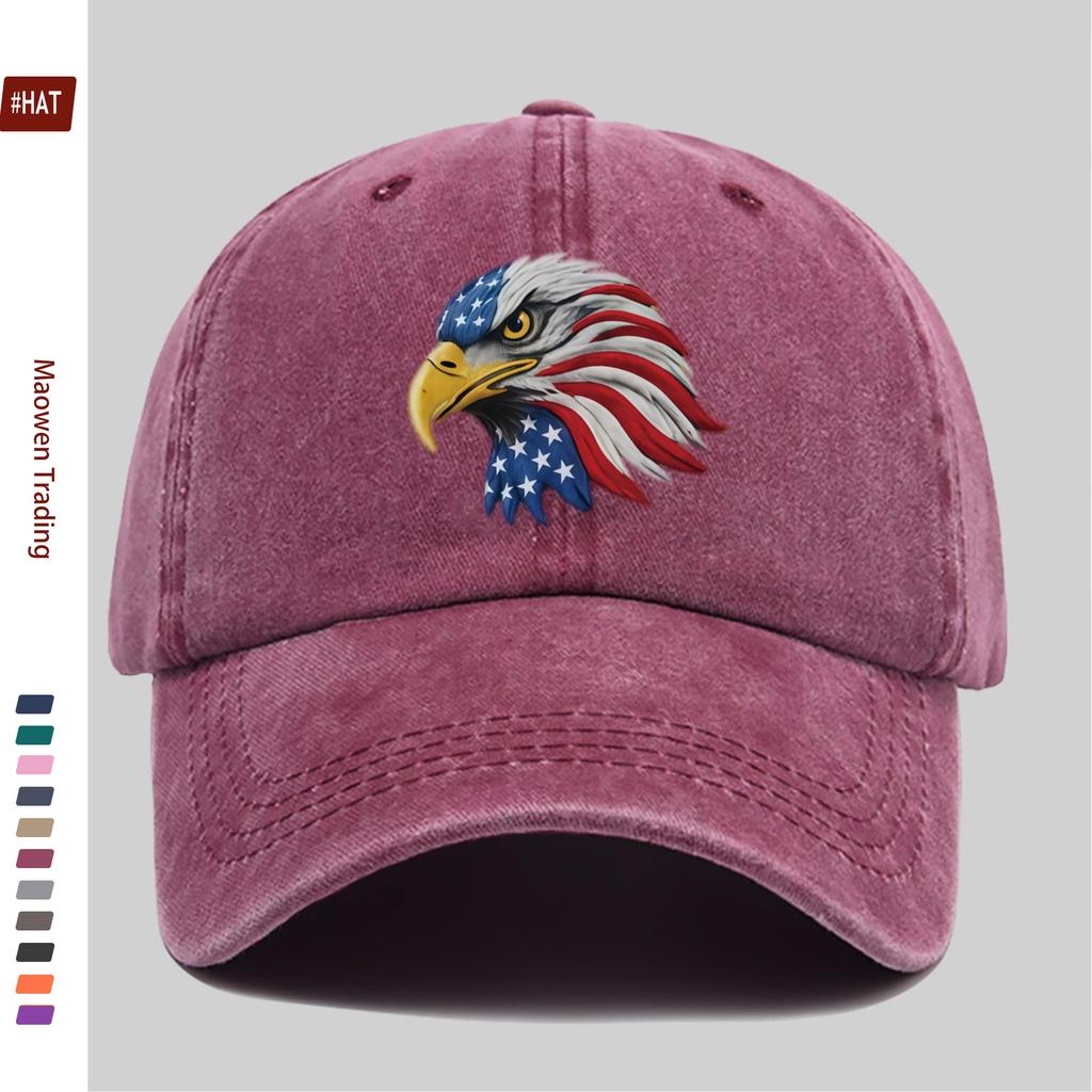 Pc American Founding Th Anniversary Commemorative Eagle And Stars And Stripes Printed Baseball Cap Independence Day Celebra