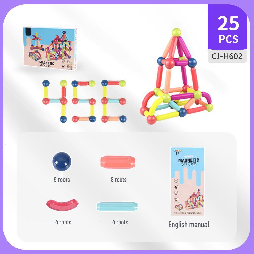 Dynamic Magnetic Building Blocks - Educational & Interlocking Play Set
