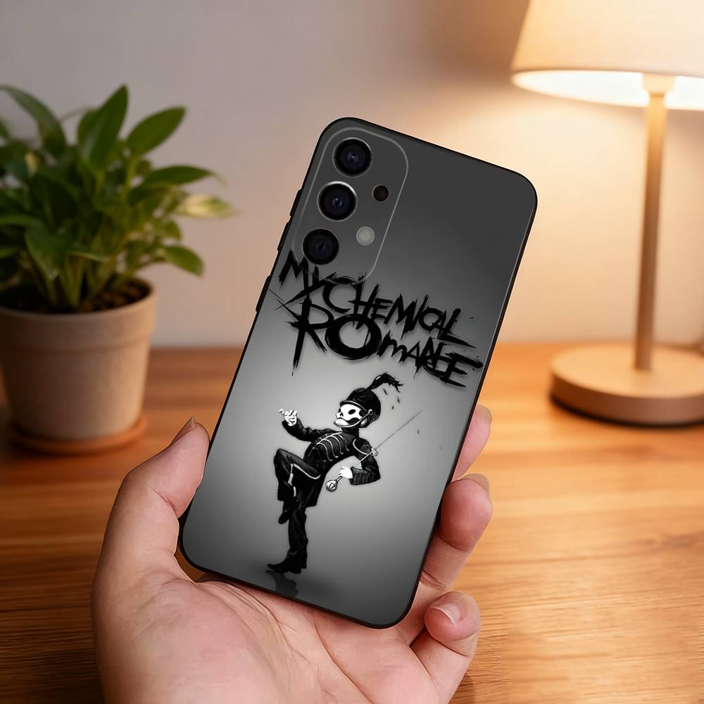 My C-Chemical R-Romance Black Cover Phone Case For Samsung S26,S25,S24,S21,S22,S23,S30,Ultra,S20,Plus,Fe,Lite,5G