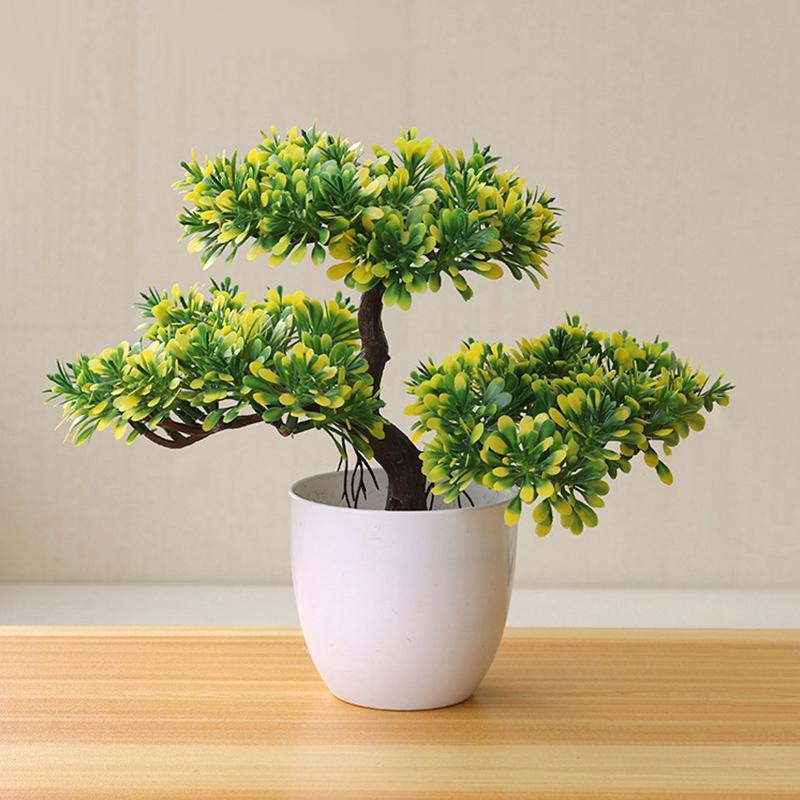1PC Artificial Plants Accessories Decoration Pot Flowers Plastic Simulation Casual Fashion One Size