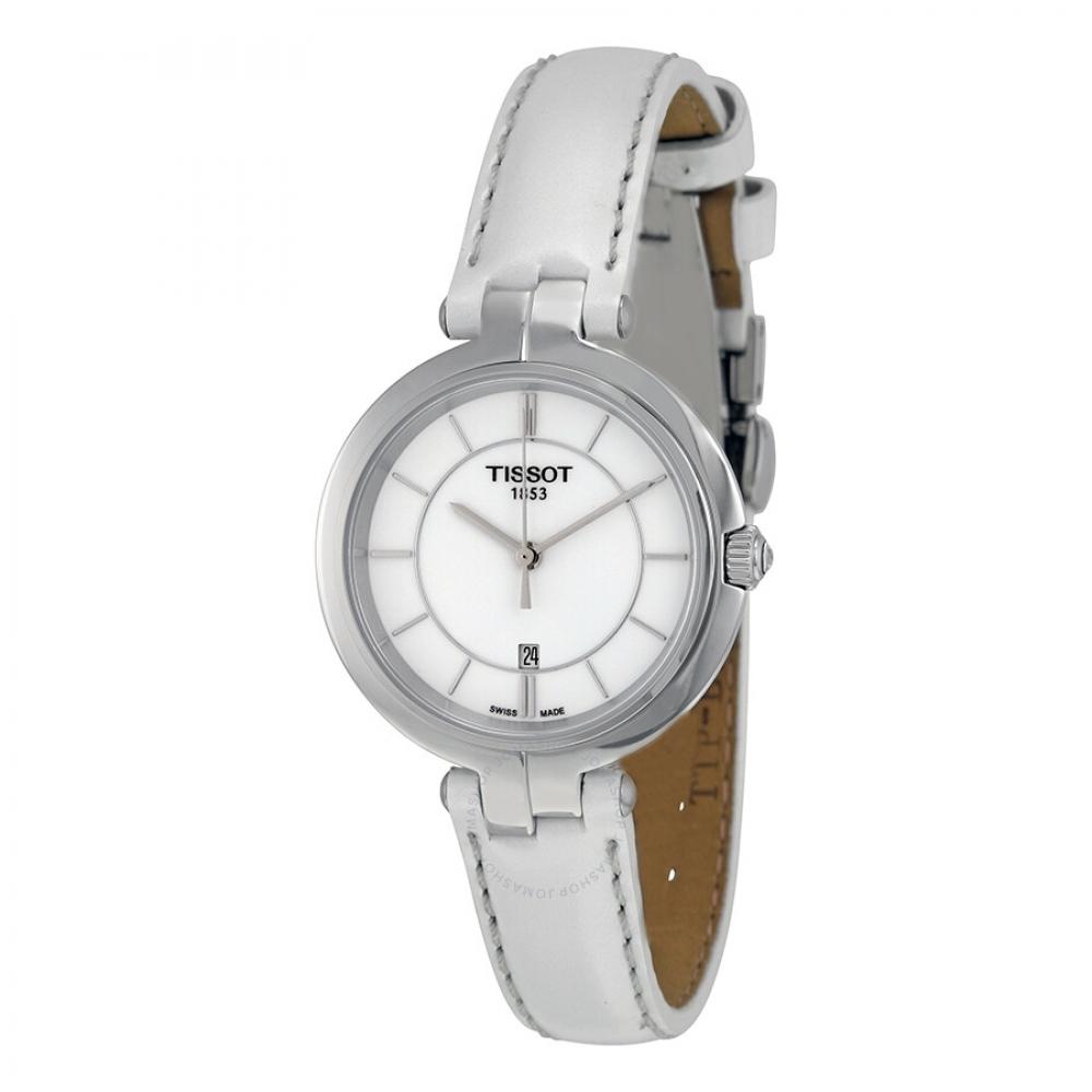 Tissot Flamingo White Dial Ladies Watch T0942101601100 T094.210.16.011.00