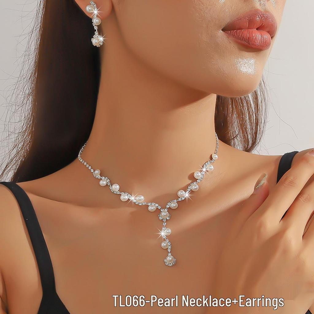 Pink Diamond & Multi-Color Gem Jewelry Set: Necklace, Earrings, Bracelet Trio for Weddings.