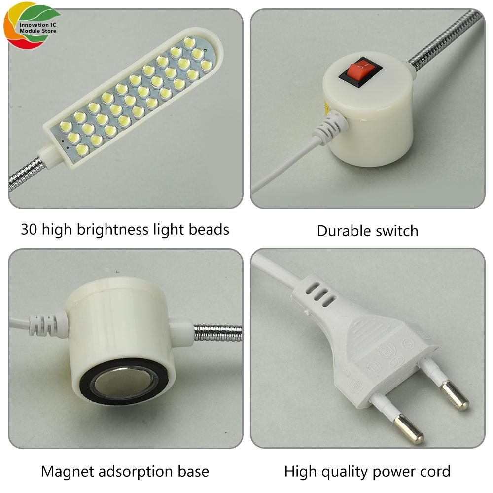 130cm LED Sewing Machine Lighting Foldable 30 Light Bead Clothing Light Driver Sewing Machine Work Light